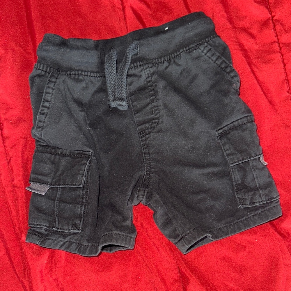 Garanimals Black Casual Shorts with Elastic Waistband